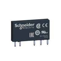 Schneider Electric RSL1AB4BD Slim Interface Plug in Relay, Harmony Electromechanical Relays, 6A, 1Co, Standard, 24V Dc