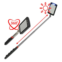Safety Led Inspection Mirror - Telescopic Probe (illuminated)