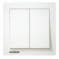 Siemens 10A 2G 1W Switch (flush)