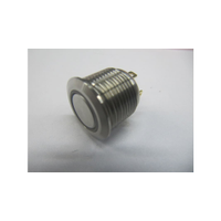Rs Pro 1759772 Illuminated Push Button Switch, Momentary, Panel Mount, 16mm Cutout, Spst, Red Led, 36V Dc, IP67