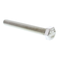 Rs Pro 2632255 Plain Stainless Steel Hex, Hex Bolt, M5 X 40mm (1 Bag of 100)