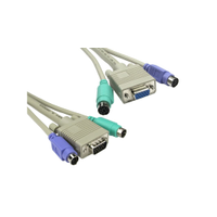 Rs Pro 1828854 Male PS/2 X 2; Vga to Female PS/2 X 2; Svga Kvm Cable