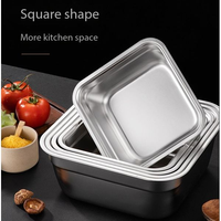Stainless Steel Square Tray