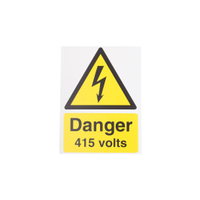 Rs Pro 9175403 Electrical Hazard Warning Sign (english)