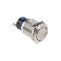 Rs Pro 8118572 Push Button Switch, Momentary, Panel Mount, 19mm Cutout, Spdt, 250V Ac, IP65, IP67