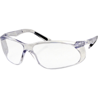 Sitesafe SSF9601580K Safety Glasses, Clear Lens, Full-Frame, Clear Frame, High Temperature Resistant/Impact-resistant/UV-resistant
