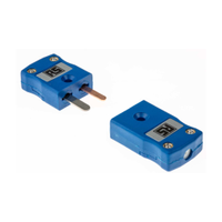 Rs Pro 4559584 In-Line Thermocouple Connector for Use With Type T Thermocouple, Miniature Size, Iec Standard