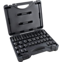 Kennedy KEN5839224K 3/8in. Drive Impact Socket Set, 39 Piece
