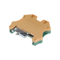 Rs Pro 8787550 2-Way Din Rail Earth Block, 1.5 to 10mm², 16 ? 6 Awg Wire, Screw
