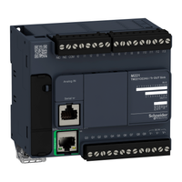 Schneider Electric TM221CE24U Logic Controller, Modicon M221, 24io Tr.npn Ethernet