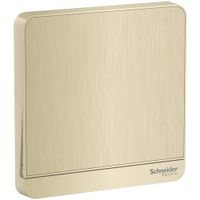Schneider Electric E8331_GH_G11 Avataron Switch Cover Metal Gold Hairline 1G (x 60PCS)