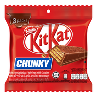 Nestle Kit Kat Chunky Chocolate Bar Milk 3 X 114g