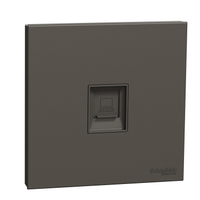 Schneider Electric E8731RJS6_DG Se Avataron_c 1G RJ45 Data, CAT6, Ks on Shu Wp Dark Grey