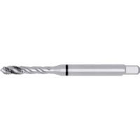 Swisstech SWT1858568X Threading Tap, M5 X 0.8mm, Metric Coarse, Spiral Flute, Cobalt High Speed Steel, Bright