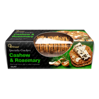 Ob Finest Specialty Crackers Cashew & Rosemary 150g