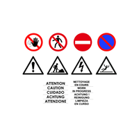 Rs Pro 2267874 Self-Adhesive General Hazard Hazard & Warning Label