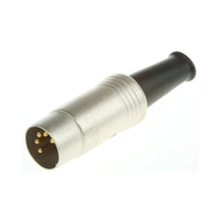 Rs Pro 2514191 5 Pole Din Plug, Male, Cable Mount