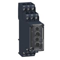 Schneider Electric RE22R1AKMR Harmony, Modular Timing Relay, 8 A, 1 Co, 0.05 S…300 H, Dual Function, 24...240 V Ac/Dc