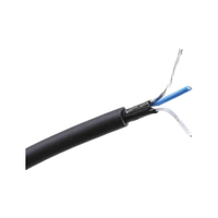 Rs Pro 2075319 Unscreened 2 Core Microphone Cable, 0.22 Mm² Csa, 3.7mm Od, 100m, Black