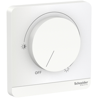 Schneider Electric E8331RD250_WE Dimmer, Avataron, Rotary Push Type, 250 Va, White