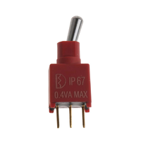 Rs Pro 401709 Toggle Switch, Pcb Mount, On-On, Spdt, Through Hole Terminal