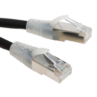 Rs Pro 556348 Cat6 Male RJ45 to Male RJ45 Ethernet Cable, F/UTP, Black Lszh Sheath, 2m